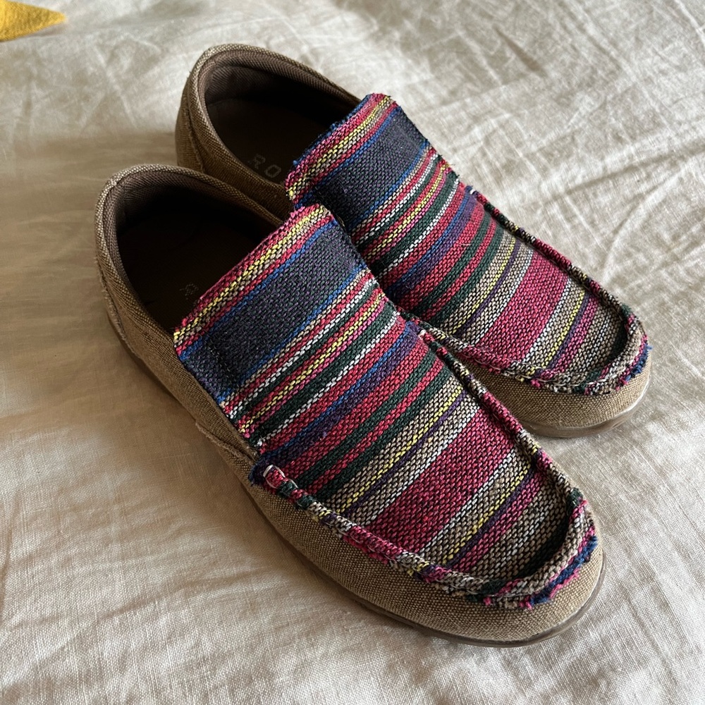 Roper Western Colorful Slip On Shoes New Condition